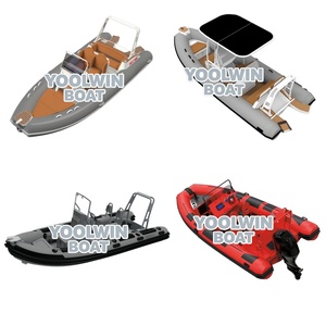 Bateau pneumatique semi-rigide de luxe CE 20 pieds 600 RIB 580 à coque rigide en aluminium en V profond, avec Hypalon Orca et PVC, à vendre - Product Image 5