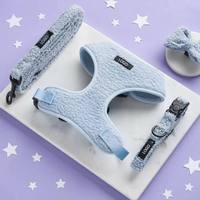 Harnais pour chien en polaire bouclée douce de qualité supérieure, anti-traction, réglable, collection Heritage, OEM, vente en gros