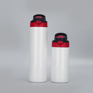 Gourde sportive portable pour enfants en acier inoxydable 304, à double paroi isolée sous vide, avec motif sublimation transfrontalière 'Petit Homme' - Product Image 2