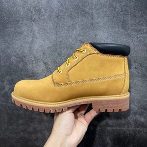 Botas de Hombre de Diseño de Alta Calidad, Estilo Western, de Cuero Genuino, Impermeables, con Cordones en el Tobillo, Ligeras, Duraderas, Color Amarillo Desierto - Product Image 2
