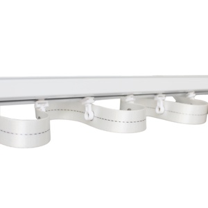 Rèm Băng Rèm theo dõi phụ kiện S gợn gấp xếp li vành đai Trắng rắn Rèm Băng - Product Image 3