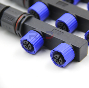 新しいM20 2ピンFタイプクイックコネクタプッシュタイプ3コア防水FシェイプコネクタLED照明用 - Product Image 5