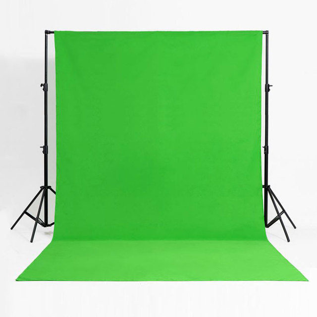 KAZHI Waterproof Non-Woven Green Screen Chromakey Muslin Photography Backdrop Studio Photo Booth Background Full Kit Custom Size