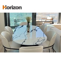 Pierre de quartz artificielle Horizon pour plan de travail de cuisine Plans de travail en quartz pour cuisines Blanc Dalles de quartz de 2 cm