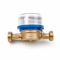 Compteur d'eau chaude à jet unique Yuxiang DN15 DN20 intelligent IP68 de haute qualité, débit de 2,5 m³/h, plage de mesure de 0,025 à 2,5 m³/h
