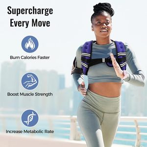 <span class=keywords><strong>Gilet</strong></span> <span class=keywords><strong>lesté</strong></span> en forme de X avec bande réfléchissante pour l'entraînement, la musculation, la course à pied, la remise en forme, le développement musculaire, la perte de poids - Product Image 4