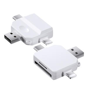 Lecteur de carte multifonction pour téléphone portable, convertisseur <span class=keywords><strong>USB</strong></span> Type-<span class=keywords><strong>C</strong></span> vers carte <span class=keywords><strong>SD</strong></span>/TF/clé <span class=keywords><strong>USB</strong></span>, modèle de voiture X 04, matériau ABS - Product Image 5
