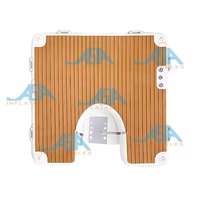Plateforme flottante gonflable en U robuste pour kayak, jet ski et marina en bord de mer