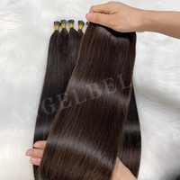 Lots de Cheveux Humains 12A, 20, 22, 24 Pouces, Cheveux Raides Non Traités, 3 Lots, Tissage Rapide, Noir Naturel