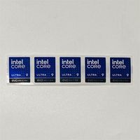Autocollants pour ordinateur portable/PC/tablette/ordinateur de bureau Intel Core Ultra 7/5/9, autocollants unilatéraux avec logo, authentiques OEM, stock en stock, garantie 6 mois, 100% authentiques