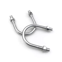 Écrou en U de fixation DIN3570 en acier inoxydable, boulon en U galvanisé de 10 mm pour camion