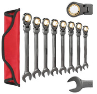 Venta caliente 12 piezas llave de combinación kits de llaves inglesas de extremo combinado Juego de llaves de trinquete herramienta de mano herramientas de reparación de automóviles