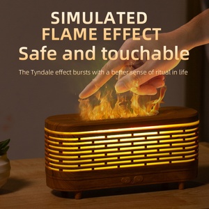 Nouveau Diffuseur d'Huiles Essentielles Portable avec Lumière LED à Motif Écossais et Design Miniature Effet Bois pour Usage Domestique - Product Image 2