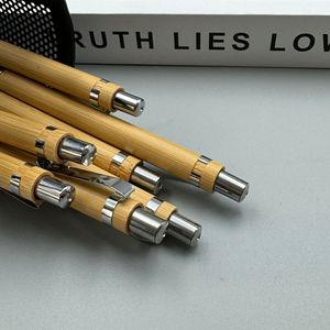 Thân Thiện Với Môi Tre Có Thể Thu Vào Bấm Vào Bút Cổ Điển Bằng Gỗ Động Vật Bút Cơ Thể Biểu Tượng Tùy Chỉnh 1.0Mm Chiều Rộng Bằng Văn bản Khuyến Mại Bằng Gỗ Bút - Product Image 5