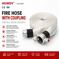 Système de lutte contre l'incendie HOWDY, enrouleur de tuyau PVC, système de lutte contre l'incendie personnalisé, tuyau d'incendie 2*20M 1.5*30M avec raccord OEM