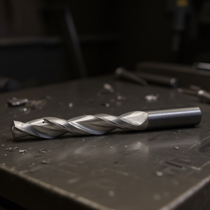 High Performance Carbide <b>Drill</b> <b>Bit</b> TA1041 8xD Lapped Uncoated For Machine Tools - Product Image 3