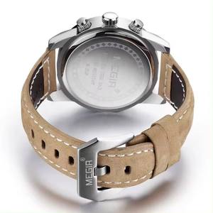 MEGIR 2026 Montre-bracelet à quartz pour homme, mode sport, aiguilles lumineuses, date, étanche, chronographe lumineux, Reloj Hombre - Product Image 4