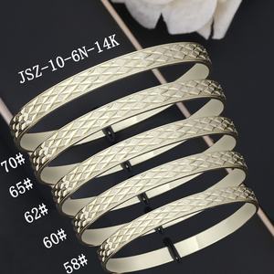 JXX 58-70mm Joyería de Moda, Brazalete de Boda Chapado en Oro de 14K, Nuevo Diseño con Forma de Estrella y Flor - Product Image 3