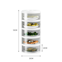 Couvre-aliments en plastique transparent pour aliments, couvre-aliments en filet plastique, sortie d'usine