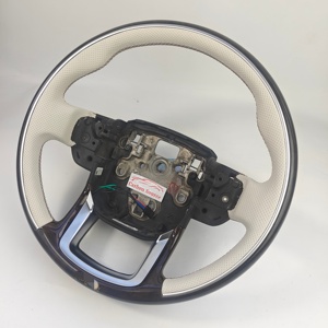 Volante Deportivo de Cuero y <span class=keywords><strong>Nogal</strong></span> de Alta Calidad TY para Modelos Land Rover Range Rover y Discovery con - Product Image 3