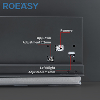 Cajón de caja delgada ROEASY de cierre suave para cocina, sistema de cajón de doble pared ultrafino de 13mm, Tobogán de extensión completa de altura de 116mm