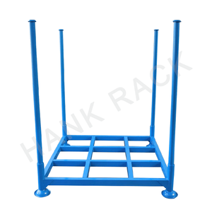 מדף אחסון למחסן מרכז לוגיסטי עם עמודים נשלפים, עיצוב מתכת מתקפל, מדפי אחסון עמידים למשטחים - Product Image 2