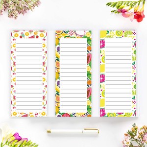 Bloc de Notas Magnético con Impresión Clara Personalizada Directo de Fábrica, Papel Liso, Remoción Segura, Respaldo Magnético para Planificación en la Cocina - Product Image 2