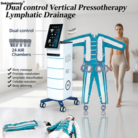 Appareil de drainage lymphatique complet 3 en 1 certifié CE, amélioration de la circulation, pressothérapie pour massage des jambes