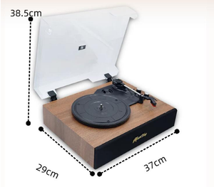 Porte-documents B moderne rétro Gramophone tourne-disque <span class=keywords><strong>vinyle</strong></span> - Product Image 3