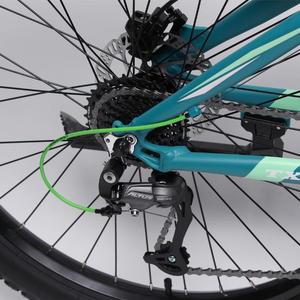 Vélo <span class=keywords><strong>de</strong></span> montagne électrique TXED 9 vitesses 27,5 pouces en alliage d'aluminium avec freins à disque hydrauliques, cadre entièrement amorti et pédales ordinaires - Product Image 6
