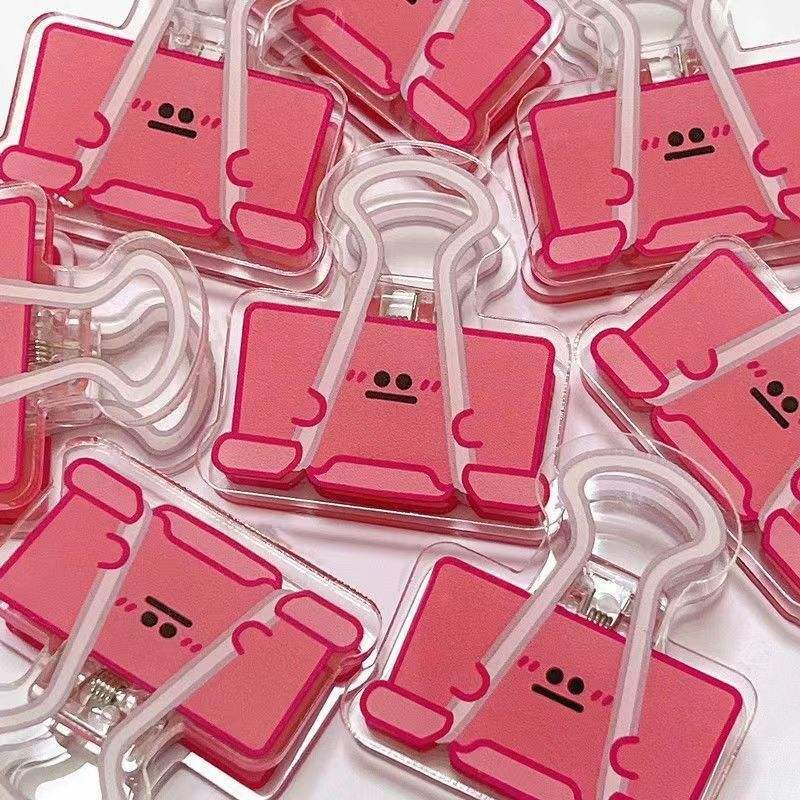 Petit clip d'oeil [ROSE] revêtement double face