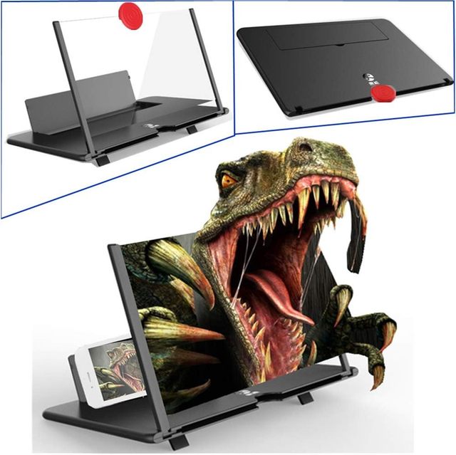 Screen Magnifier Amplifier 3D HD New Phone Holder Screen Amplifier Movie Video Phone Amplifier Screen Phone Projector