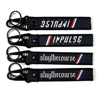Nouvelle Tendance : Porte-clés en Nylon Personnalisé avec Logo de Marque, Vente en Gros, Porte-clés Court en Polyester pour Moto