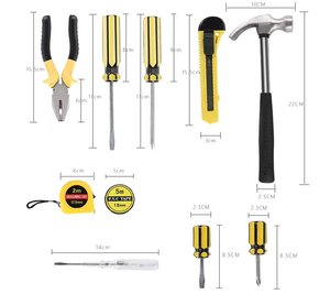 KAODEE Hot Selling 12PCS Multifunction Household Combination <b>Pliers</b> Tool Kits Handheld Professinal Hardware Hand Box <b>Sets</b> Mechan - Product Image 4