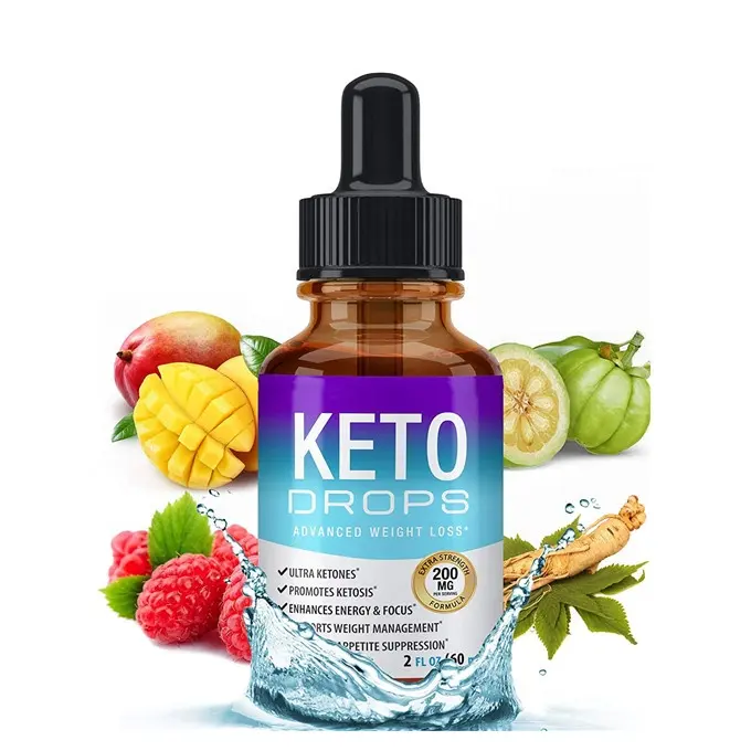 Wholesale Private Label Keto Diet Drops Weight Loss Ketogenic Supplement Premium Fat Burner Formula to Boost Metabolism