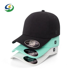 Usine 6 panneau personnalisé blanc papa chapeaux casquettes de sport non structuré plaine casquette à visière course Gorras casquette de Baseball chapeau - Product Image 1