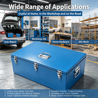 Armoire en acier bleu MaoRong, portable, de bureau, avec 3 tiroirs, boîte à outils OEM/ODM/OBM MR27.8, capacité de 300 kg, garantie de 3 ans, verrouillable