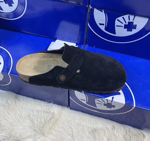 Sandalias Birkenstocks Oem de corcho para hombres y mujeres, plantilla acolchada de cuero genuino de vaca, forro antideslizante, <span class=keywords><strong>plataforma</strong></span> de Velcro - Product Image 5