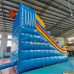 Toboggan gonflable kids outdoor giant party jumpers inflatable ocean dry <b>slide</b> for swimming water <b>pool</b> - Product Image 6