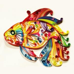 Ventes chaudes 2020 : Motifs <span class=keywords><strong>de</strong></span> <span class=keywords><strong>quilling</strong></span> en papier écologiques et non toxiques, décoratifs faits à la main pour débutants SCHOOLPLUS S30077 Personnalisable - Product Image 2