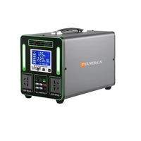 Générateur solaire mobile haute capacité 750W 220V à onde sinusoïdale pure, station d'alimentation portable avec lumière LED pour camping-car, caravane et voyage