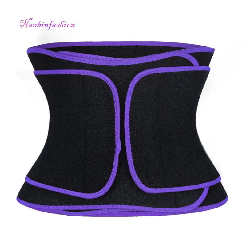 NANBIN-ceinture de sport en néoprène pour femmes, Double néoprène, violet, meilleure qualité, collection 2019