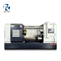 Torno CNC Horizontal Automático de Alta Resistencia QK1325 para Roscado de Tuberías en la Industria Petrolera |   Torno de un solo husillo con diámetro interior de 255 mm y distancia entre tomas de 800 mm