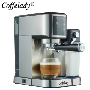 Hot Selling Dampf Espresso und Cappuccino Maker Edelstahl Kaffee maschine Espresso maschine mit Milch tank