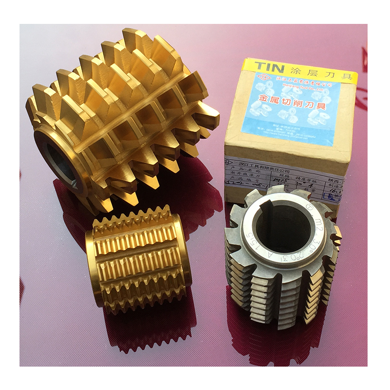 2018 Tin coated uncoated HSS-M2 M35 gear hobbing hob cutter