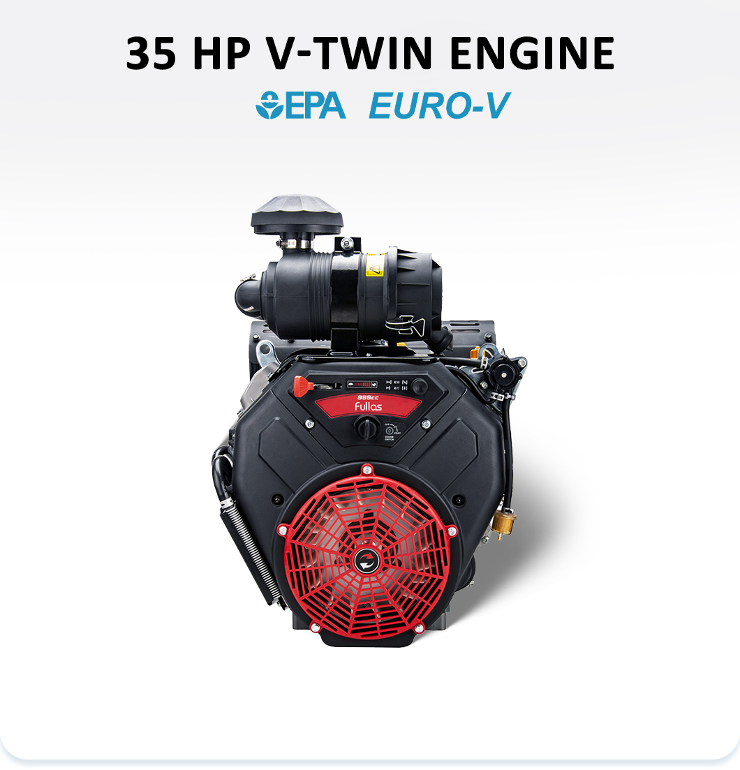 V Twin Cylinders 999CC 35HP High Output Construction Gasoline