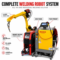 Bras de robot industriel Thinkmotion à 6 axes pour soudage, meulage et manutention, charge utile de 6 kg, portée de 2078 mm, PLC, boîte de vitesses, moteur, CNC, usine