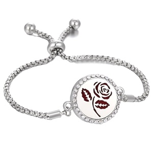 Pulsera de Cadena Magnética Ajustable de Acero Inoxidable - Product Image 4