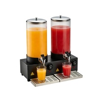 Distributeur de boissons chauffant électriquement en acier inoxydable, isotherme, pour lait chaud, café, jus, chauffe-plats pour buffets d'hôtel, qualité alimentaire, avec prise