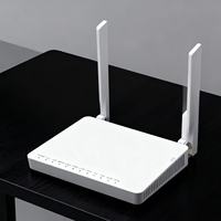 Router WiFi F660 GPON XPON ONU, Terminal de Red Óptica FTTH con 1GE 3FE Voz para Acceso a Red de Fibra de Banda Ancha para el Hogar